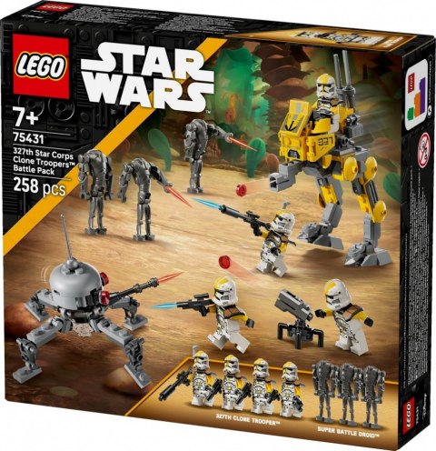 Klocki Star Wars 75431 Zestaw bitewny - żołnierze-klony z 327. korpusu galaktycznego LEGO