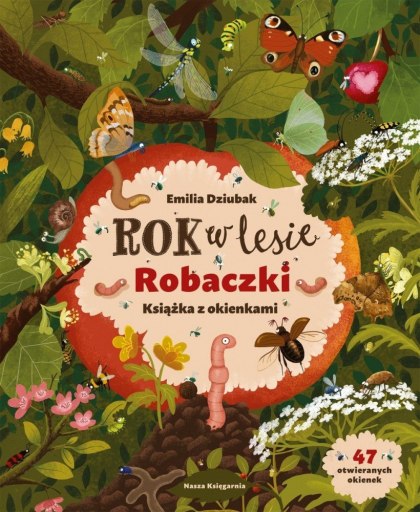 Książeczka Rok w lesie. Robaczki Nasza księgarnia
