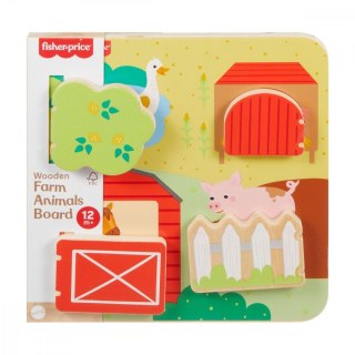 Drewniana tablica Farma A kuku Fisher Price