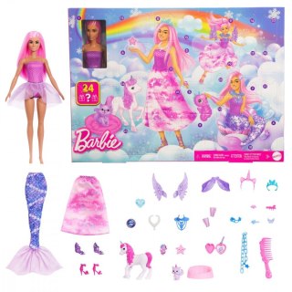 Kalendarz adwentowy Barbie 2025 Mattel
