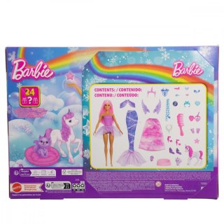 Kalendarz adwentowy Barbie 2025 Mattel