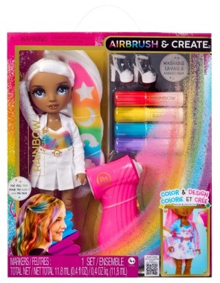 Lalka Rainbow High Air Brush, Grey Eyes MGA