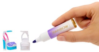 Lalka Rainbow High Air Brush, Grey Eyes MGA