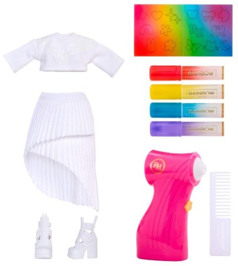 Lalka Rainbow High Air Brush, Purple Eyes MGA