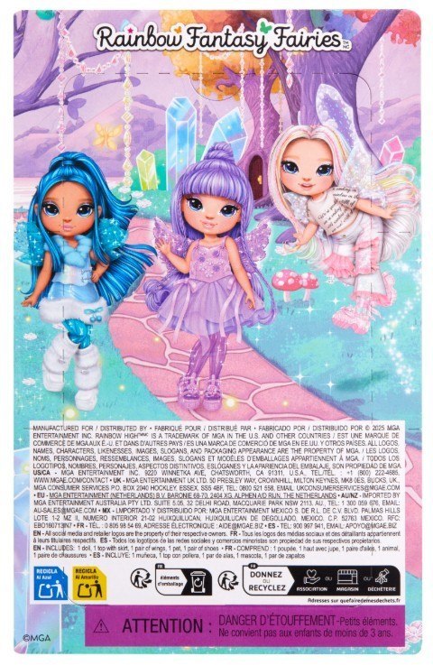 Lalka Rainbow High Little Rainbow, Amethyst (purple) MGA