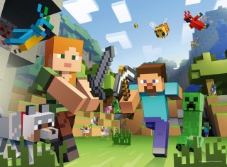 Puzzle XXL 100 elementów Minecraft Ravensburger Polska