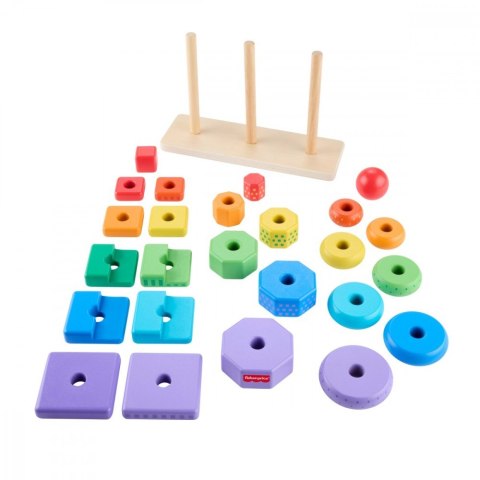Zabawka edukacyjna Piramidki Fisher Price