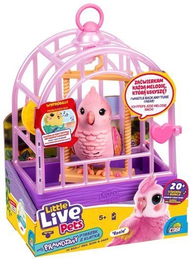 Figurka interaktywna Little Live Pets Mój prawdziwy ptaszek Cobi