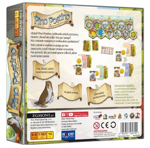 Gra PINO POSTINO Szalony wyścig przez knieje! Egmont
