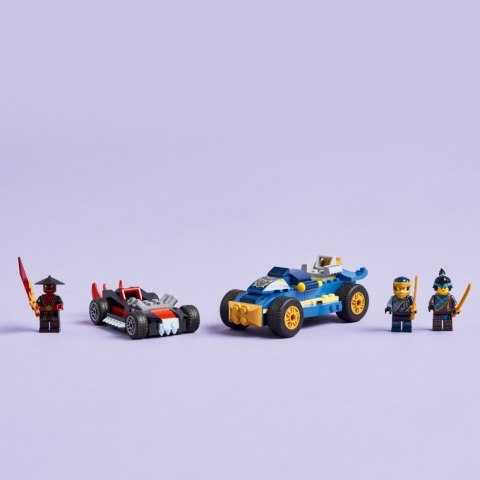 Klocki Ninjago 71840 Pojedynek wyścigowy Rogue kontra Drix LEGO