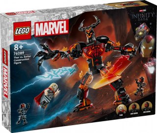 Klocki Super Heroes 76289 Thor kontra figurka konstrukcyjna Surtura LEGO