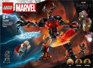 Klocki Super Heroes 76289 Thor kontra figurka konstrukcyjna Surtura LEGO