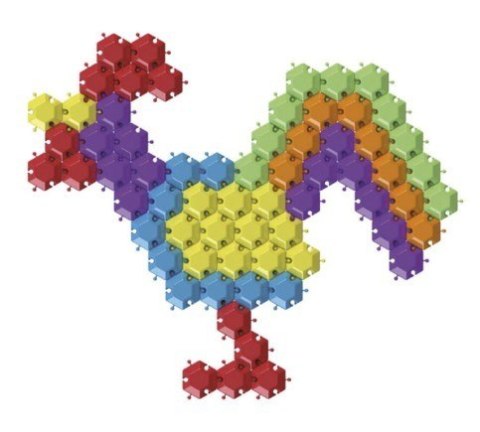 Klocki puzzle w słoiku 35 elementów Wader