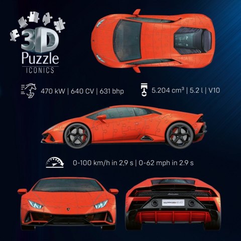 Puzzle 3D 158 elementów Samochód Lamborghini Huracan EVO Arando Ravensburger Polska
