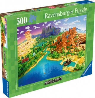 Puzzle 500 elementów Minecraft Ravensburger Polska