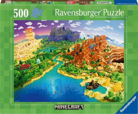 Puzzle 500 elementów Minecraft Ravensburger Polska