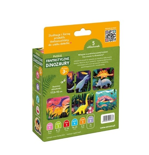 Puzzle - Fantastyczne dinozaury CzuCzu