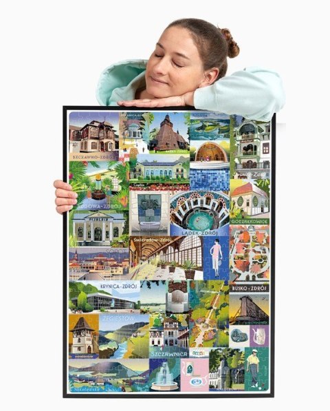 Puzzle Puzzlove Polskie uzdrowiska 500 elementów CzuCzu