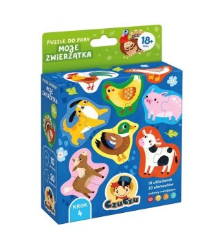 Puzzle do pary - Moje zwierzątka CzuCzu