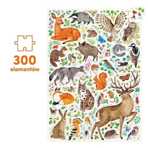 Puzzle odkrywcy - Dzika przyroda 300 elementów CzuCzu