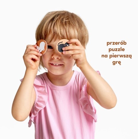 Puzzle zwierzęta małe i duże CzuCzu