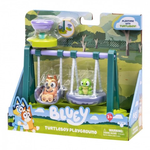 Bluey Zestaw z figurkami żółw i huśtawka Tm Toys