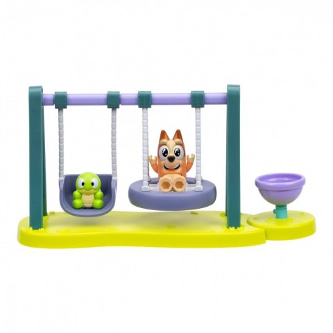 Bluey Zestaw z figurkami żółw i huśtawka Tm Toys