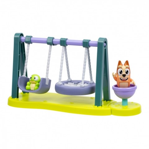 Bluey Zestaw z figurkami żółw i huśtawka Tm Toys