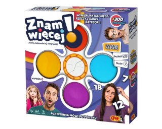 Gra Znam wiÄcej elektroniczna gra familijna Epee
