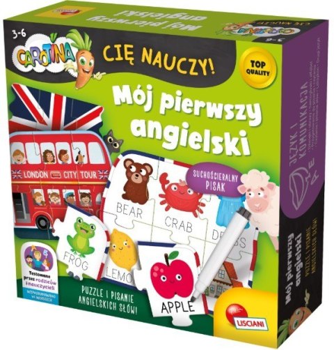 Gra edukacyjna Carotina MĂłj pierwszy angielski Lisciani