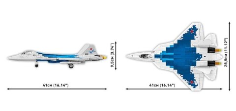 Klocki SU-57 Felon 928 elementĂłw Cobi Klocki