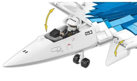 Klocki SU-57 Felon 928 elementĂłw Cobi Klocki
