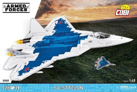 Klocki SU-57 Felon 928 elementĂłw Cobi Klocki