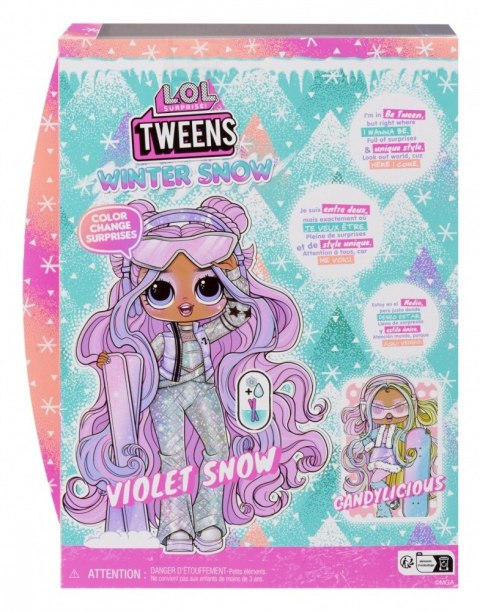Lalka L.O.L. Surprise Tweens Winter Snow - Violet Snow MGA
