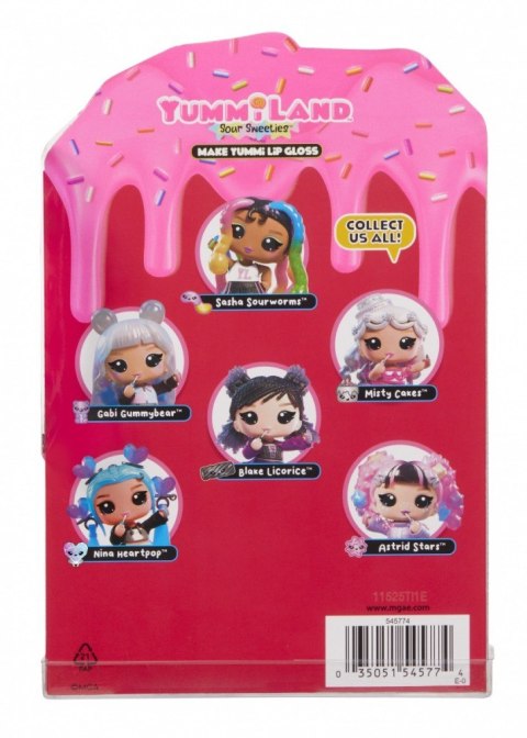 Lalka Yummiland Lip Gloss Sour, Blake Licorice MGA