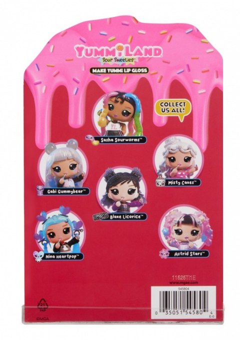 Lalka Yummiland Lip Gloss Sour, Misty Cakes MGA