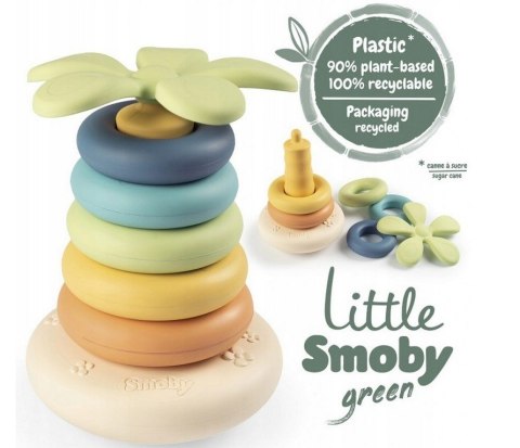 Piramida z krążków Little Green Smoby Piramida z krążków Little Green Smoby