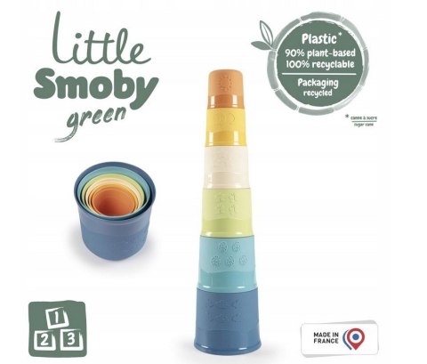 Piramidka Little Green Magiczna wieża Smoby Piramidka Little Green Magiczna wieża Smoby