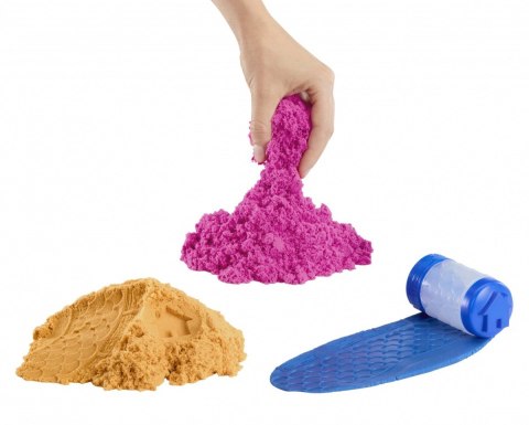 Piasek kinetyczny Wonder Factory Never Dry Sand Bag, Pomarańczowy, czerwony MGA