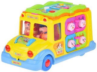 JOKOMISIADA Autko Wesoły Autobus Interaktywny Kolorowy jeździ świeci gra ZA0019