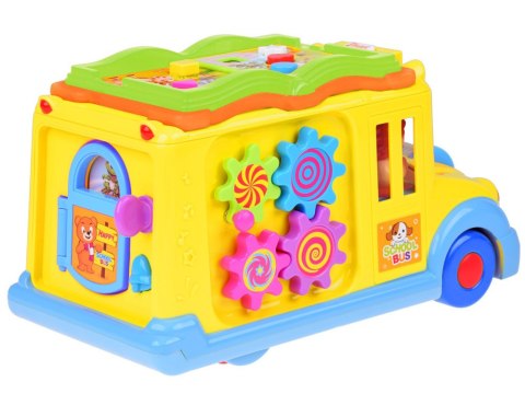 JOKOMISIADA Autko Wesoły Autobus Interaktywny Kolorowy jeździ świeci gra ZA0019