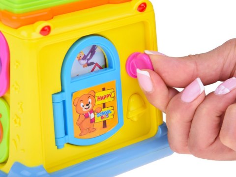 JOKOMISIADA Autko Wesoły Autobus Interaktywny Kolorowy jeździ świeci gra ZA0019