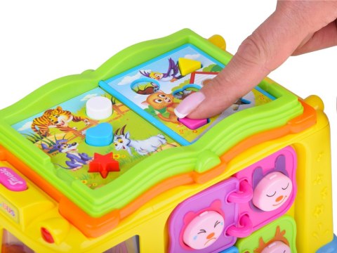 JOKOMISIADA Autko Wesoły Autobus Interaktywny Kolorowy jeździ świeci gra ZA0019