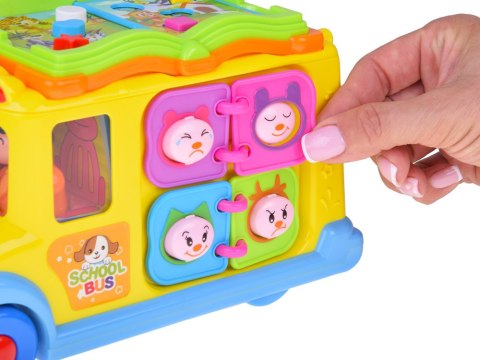 JOKOMISIADA Autko Wesoły Autobus Interaktywny Kolorowy jeździ świeci gra ZA0019