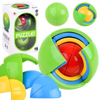 JOKOMISIADA Gra logiczna KULA 3D PUZZLE łamigłówka Piłka - kolorowa zagadka GR0067