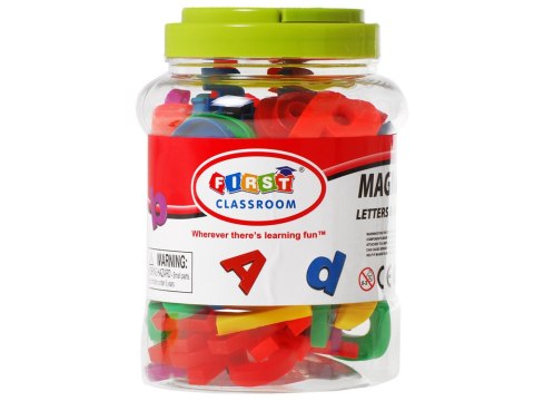 JOKOMISIADA LITERKI CYFERKI MAGNETYCZNE ALFABET 80elem. magnesy TA0033