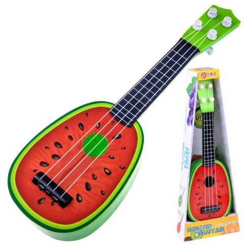 JOKOMISIADA Owocowa ukulele GITARA dla dzieci gitarka 37 cm IN0033
