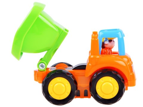 JOKOMISIADA Traktor Koparka Wywrotka z Napędem ZESTAW ZA0020