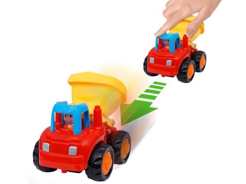 JOKOMISIADA Traktor Koparka Wywrotka z Napędem ZESTAW ZA0020