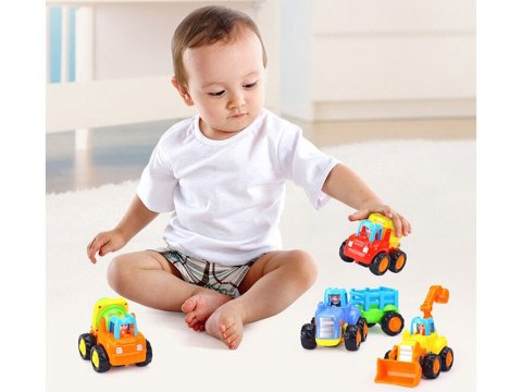 JOKOMISIADA Traktor Koparka Wywrotka z Napędem ZESTAW ZA0020